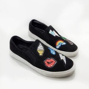 Steve Madden | Comicc Emoji Fun Applique Slip On Sneakers